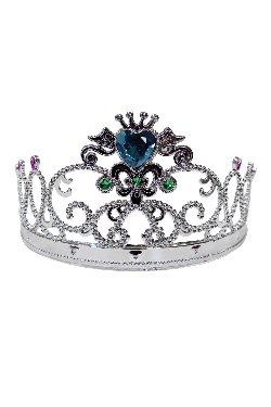 CORONA PRINCIPESSA ARGENTO - CELESTE